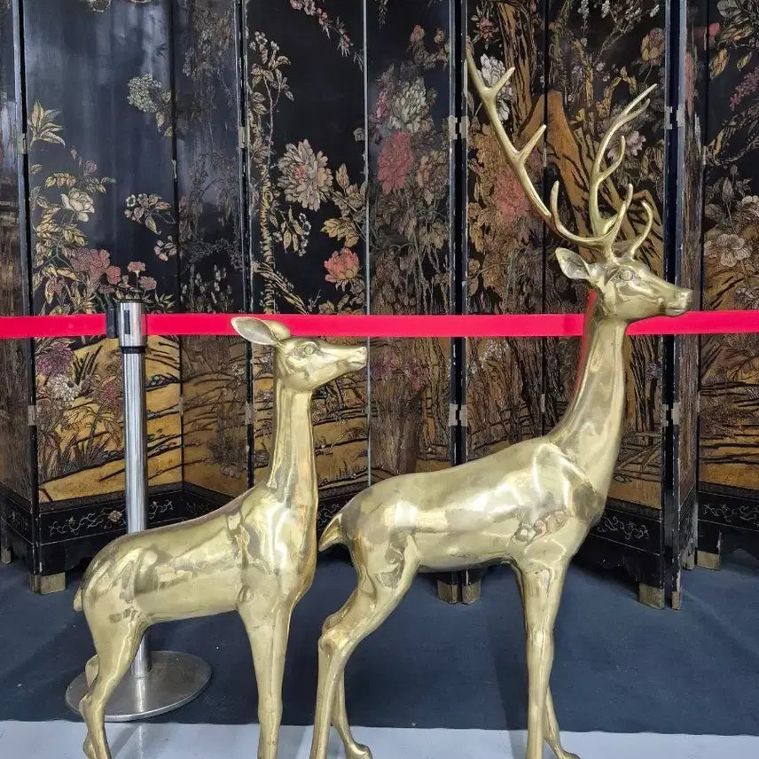 [SOLD OUT] 황동 사슴 장식품 한쌍