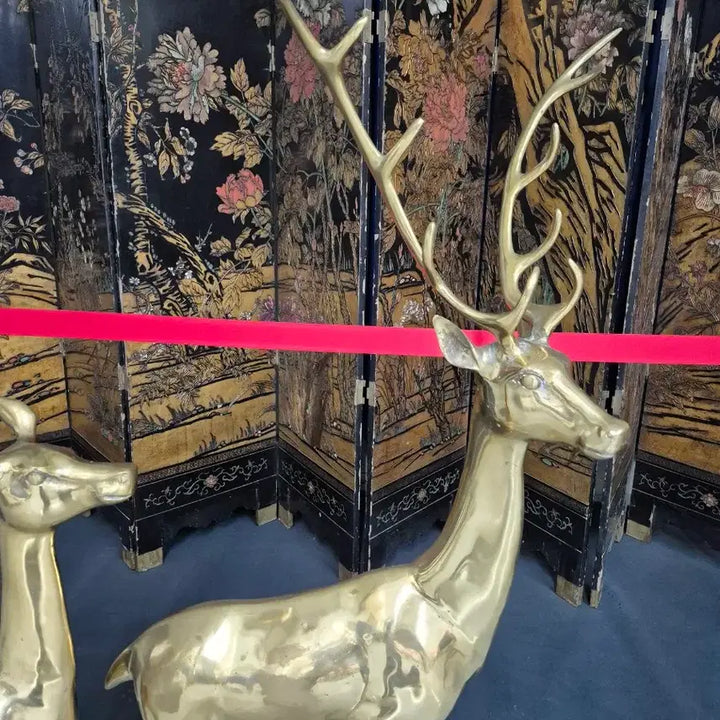 [SOLD OUT] 황동 사슴 장식품 한쌍