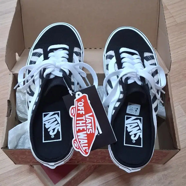 [SOLD OUT] 반스 스타일 36뮬 제브라 블랙 225