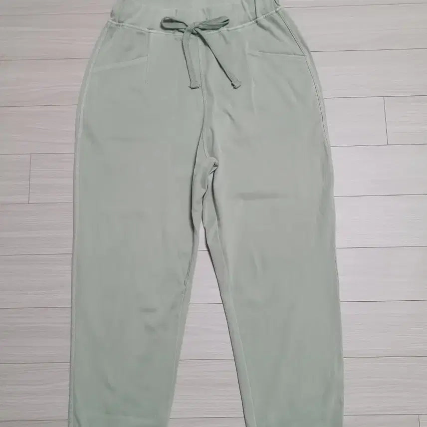 [BUNJANG] Doti Relaxed Fit Cotton Blend Baggy Pants - Lavender &amp; Mint / (새상품)도티 릴렉스핏 배기팬츠2종