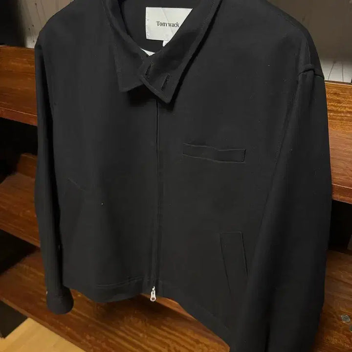 [BUNJANG] Toni Wek Black Harrington Jacket L Size / 토니웩 블랙 해링턴자켓 L사이즈