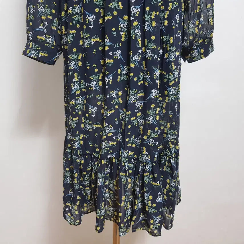 [BUNJANG] My Closet Navy Chiffon Dress / 4865/쉬폰원피스 여 free사이즈 네이비원피스/내옷방