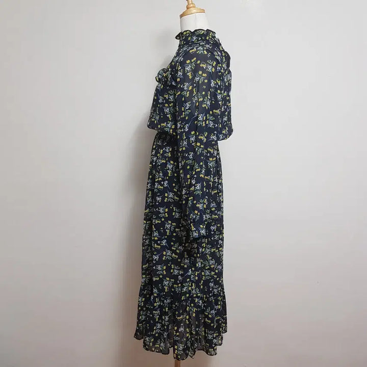 [BUNJANG] My Closet Navy Chiffon Dress / 4865/쉬폰원피스 여 free사이즈 네이비원피스/내옷방