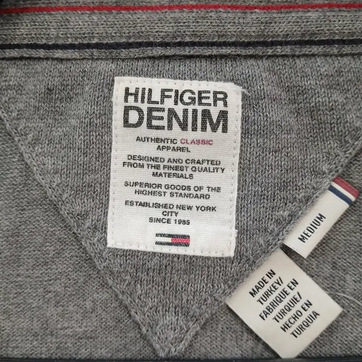 [BUNJANG] Tommy Hilfiger Denim Gray Cardigan / 타미힐피거 데님 그레이 가디건
