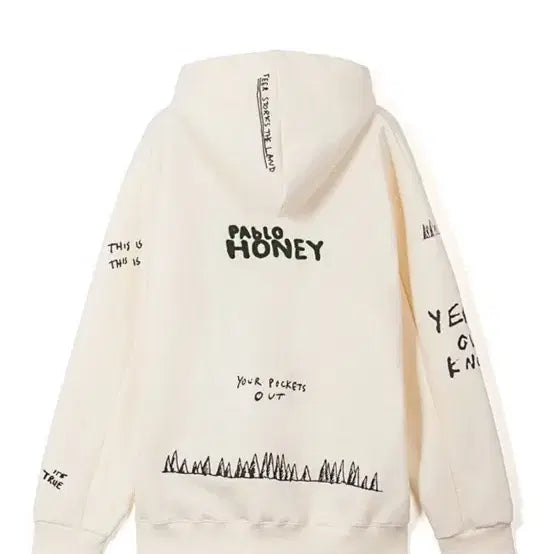 [BUNJANG] LAKT Garage Cream Hoodie / 락트개러지 후드티