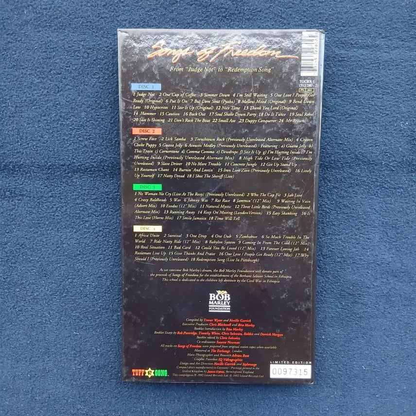 [BUNJANG] Bob Marley Songs of Freedom CD / BOB MARLEY