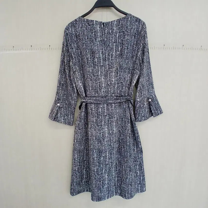[BUNJANG] Chatelaine Belted Midi Dress / 샤트렌 벨트 반팔 원피스