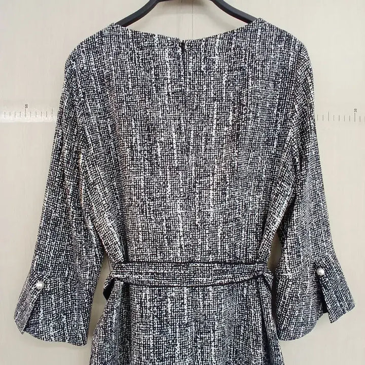 [BUNJANG] Chatelaine Belted Midi Dress / 샤트렌 벨트 반팔 원피스