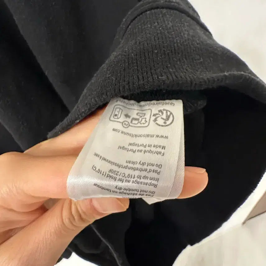 [BUNJANG] Maison Kitsune Fox Patch Black Sweatshirt / 메종키츠네 폭스 블랙 맨투맨