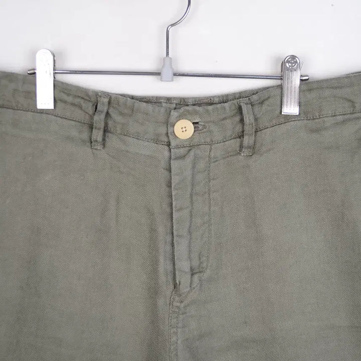 [SOLD OUT] 자라 린넨 반바지 남성32 마 팬츠 BG7790