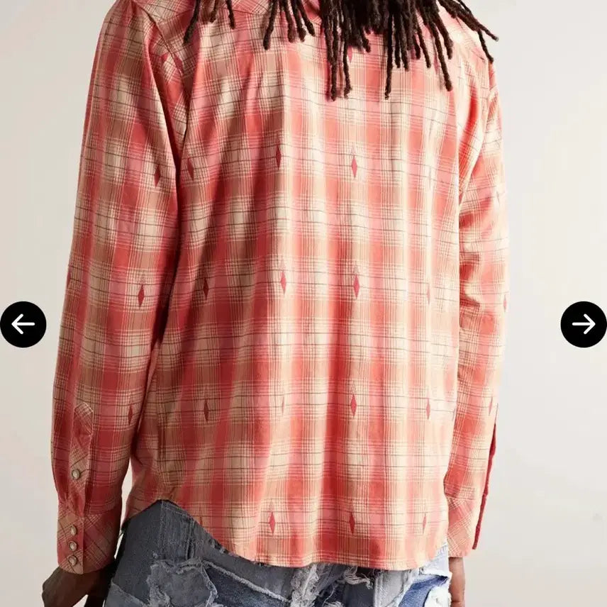 [SOLD OUT] RRL 플래드 웨스턴 셔츠 L