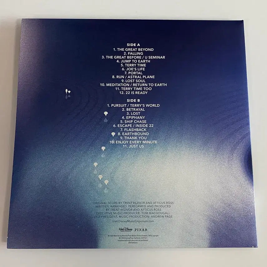 [SOLD OUT] 디즈니 픽사 소울 스코어 블랙 LP