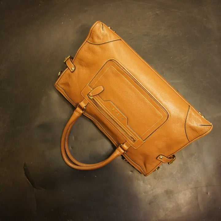 [BUNJANG] Vintage Leather Tote Bag / 2542 토트가방 토트백 가죽백 가죽가방 빈티지가방 여자가방 여자백