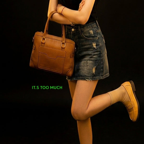 [BUNJANG] Vintage Leather Tote Bag / 2542 토트가방 토트백 가죽백 가죽가방 빈티지가방 여자가방 여자백