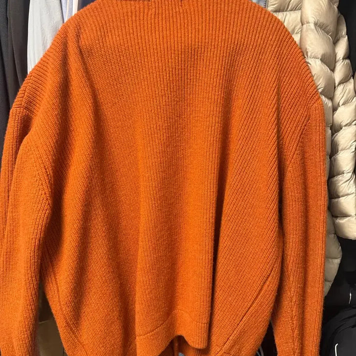 [BUNJANG] Espionage Miller Heavyweight Cardigan Orange XL / 에스피오나지 밀러 헤비웨이트 가디건 오렌지 XL