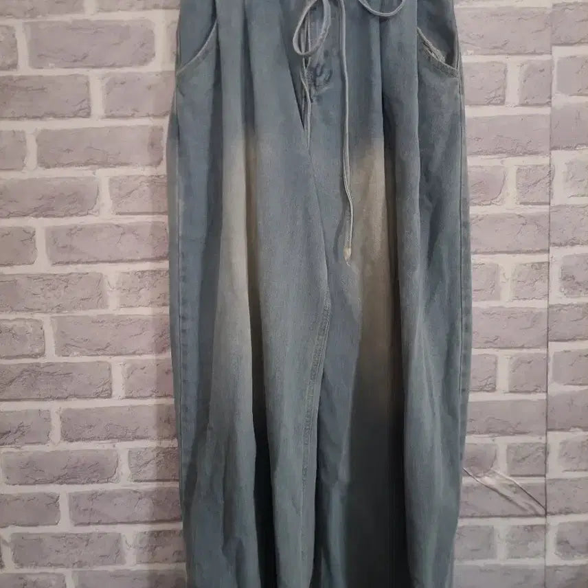 [SOLD OUT] 빈티지 워싱 데님 와이드 팬츠/알뜰한여우