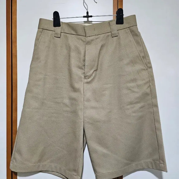 [BUNJANG] Musinsa Standard Heavyweight CP Wide Chino Shorts Beige / 무탠다드 헤비웨이트 CP 와이드 치노 쇼츠 베이지