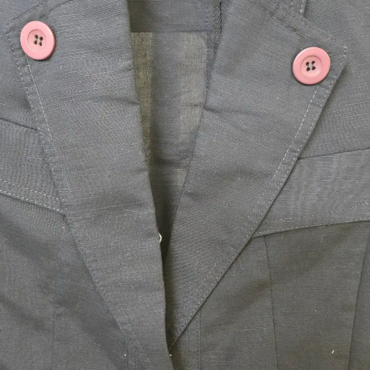 [BUNJANG] S.MOLLIN Navy Short Sleeve Jacket / S.MOLLIN 네이비 반팔 자켓