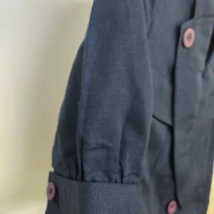 [BUNJANG] S.MOLLIN Navy Short Sleeve Jacket / S.MOLLIN 네이비 반팔 자켓