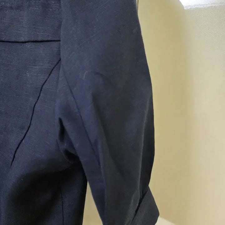 [BUNJANG] S.MOLLIN Navy Short Sleeve Jacket / S.MOLLIN 네이비 반팔 자켓