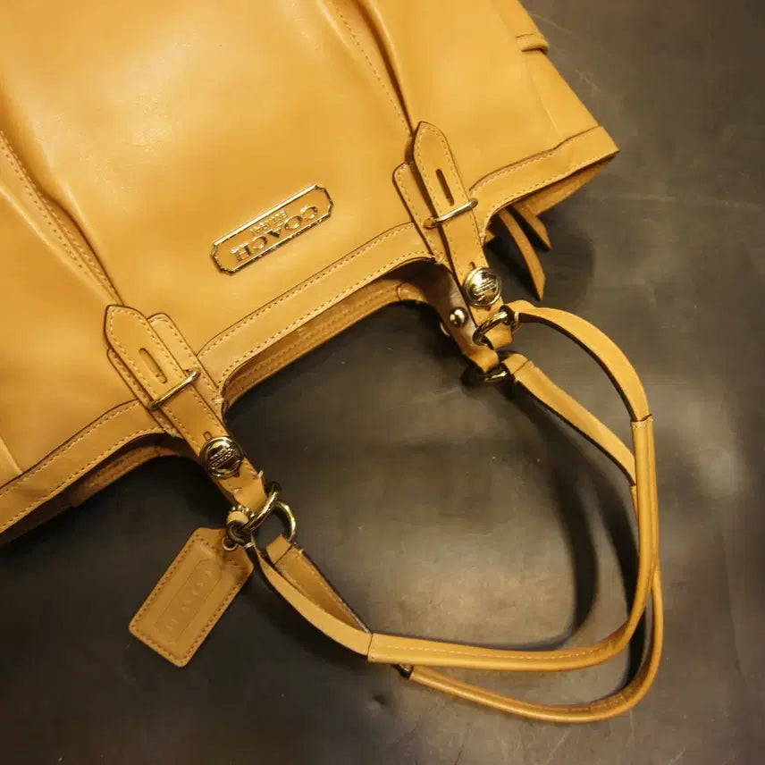 [BUNJANG] Coach Vintage Leather Tote Bag / 2535 코치가방 코치백 토트백 미니백 가죽백 가죽가방 빈티지가방