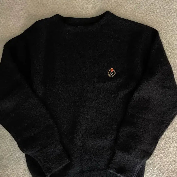 [BUNJANG] HeritageFloss Alpaca Knit Sweater / [M] 헤리티지플로스 알파카 니트 블랙