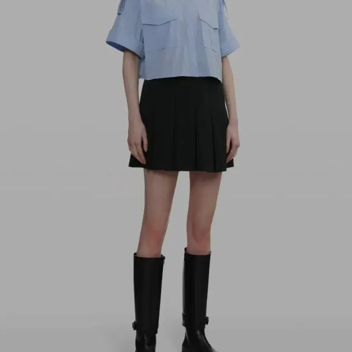 [BUNJANG] Juun.J 2024 Cropped Pocket Short-Sleeve Shirt Size 36 / 준지 J 준지 2024  크롭 포켓 반팔 셔츠 36사이즈