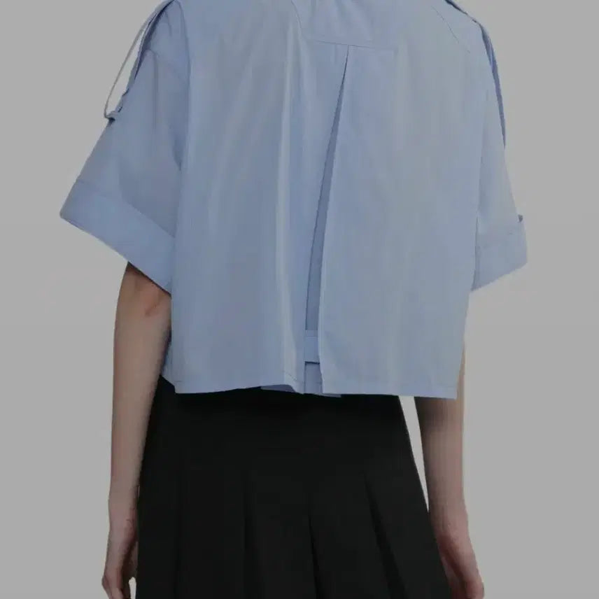 [BUNJANG] Juun.J 2024 Cropped Pocket Short-Sleeve Shirt Size 36 / 준지 J 준지 2024  크롭 포켓 반팔 셔츠 36사이즈