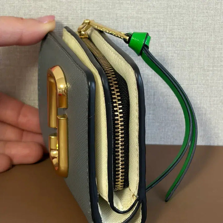 [BUNJANG] Marc Jacobs Snapshot Bifold Wallet - Grey / 마크제이콥스 스냅샷 반지갑 그레이 (정품)