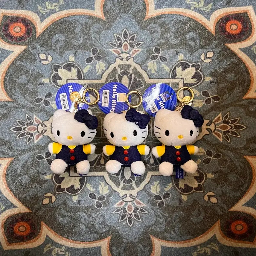 [BUNJANG] Hello Kitty Denim Bag Charm 8cm / 헬로키티_데님 가방걸이 8cm 새상품
