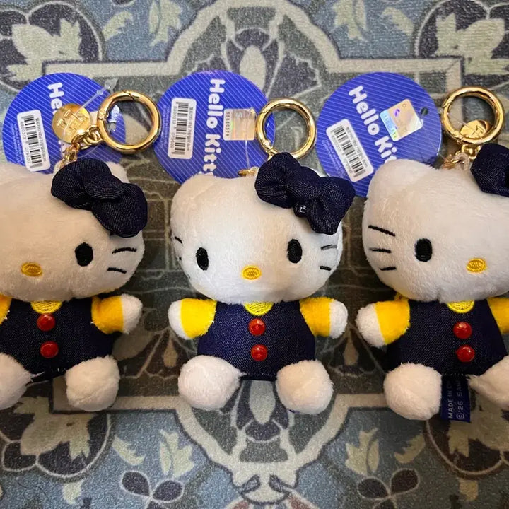 [BUNJANG] Hello Kitty Denim Bag Charm 8cm / 헬로키티_데님 가방걸이 8cm 새상품