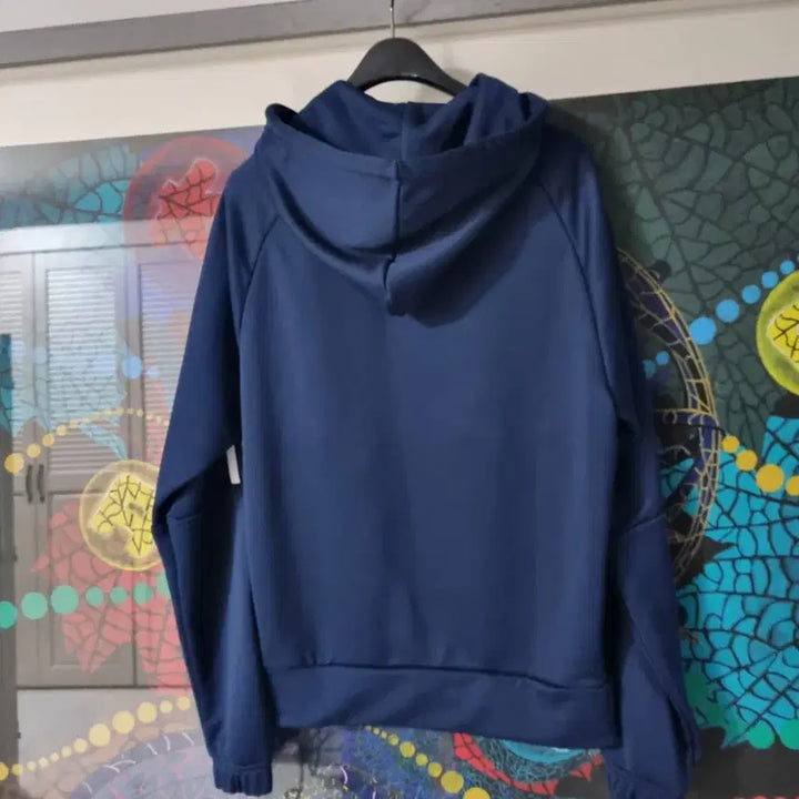 [BUNJANG] Adidas Three-Stripes Full-Zip Hoodie Navy Size 55 / 아디다스 삼선 후드집업 네이비55