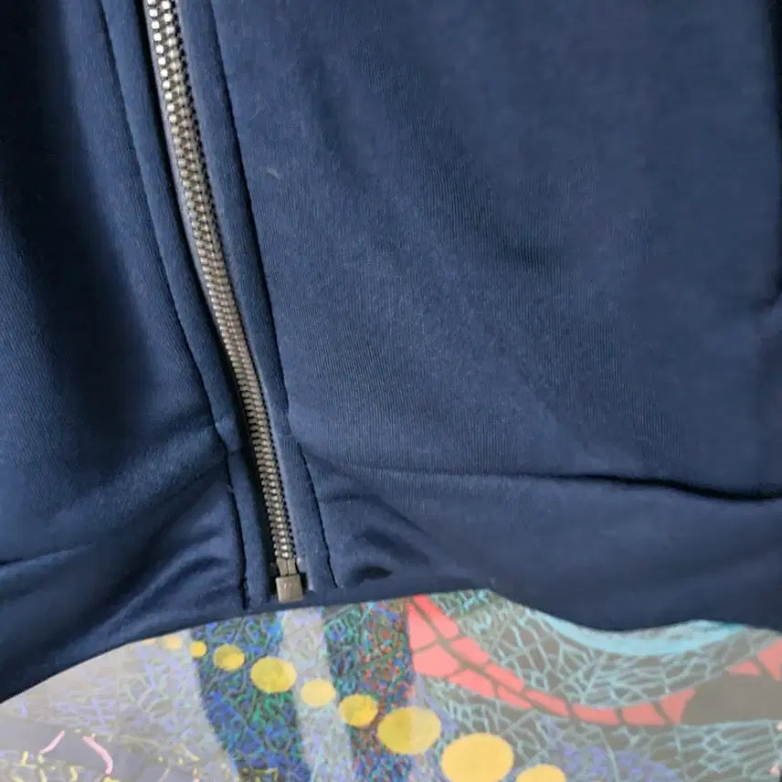 [BUNJANG] Adidas Three-Stripes Full-Zip Hoodie Navy Size 55 / 아디다스 삼선 후드집업 네이비55