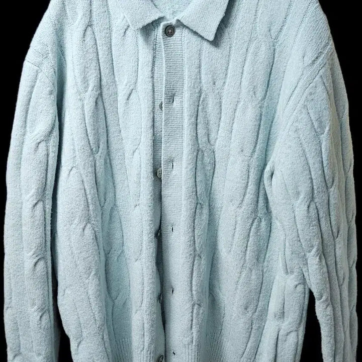 [BUNJANG] Suare Cable Knit Cardigan / 수아레 케이블 니트 가디건
