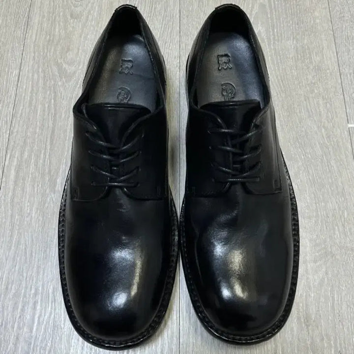 [BUNJANG] Yase First Cowhide Washing Derby Shoes Black 285 / 야세 퍼스트 카우하이드 워싱 더비 블랙 285 새제품