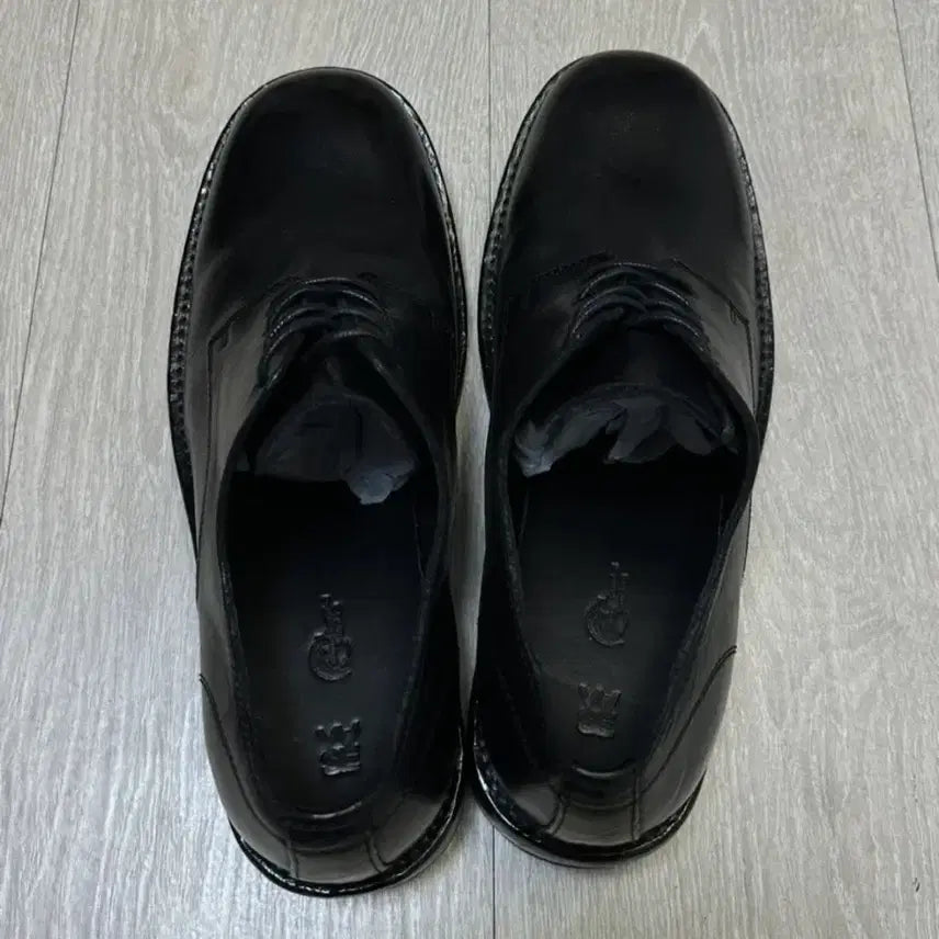 [BUNJANG] Yase First Cowhide Washing Derby Shoes Black 285 / 야세 퍼스트 카우하이드 워싱 더비 블랙 285 새제품