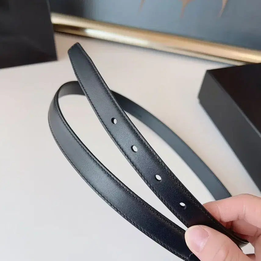 [BUNJANG] 생로랑 여성 벨트 2.0cm 폭 블랙 색상입니다 / 생로랑 여성 벨트 2.0cm 폭 블랙 색상입니다
