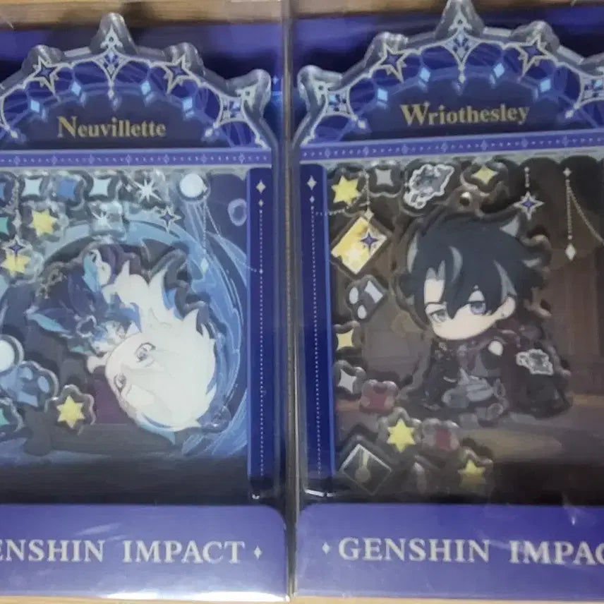 [BUNJANG] Genshin Impact Neuvillette/Wriothesley Acrylic Shaker / 원신 뉴비레트 / 라이오슬리 아크릴 셰이커