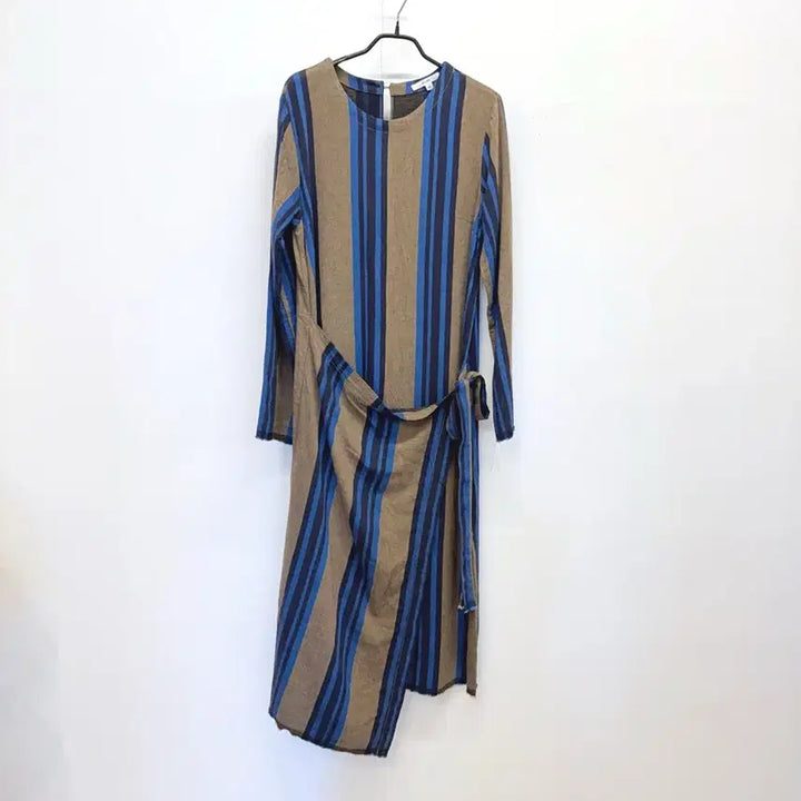 [BUNJANG] Wicomo Linen Wrap Dress / 위꼬모 플랜 드레스 린넨 랩원피스