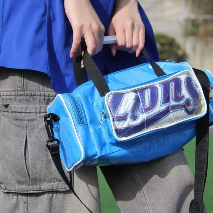 [BUNJANG] Samsung Lions Baseball Mini Boston Bag / 삼성 라이온즈 야구 미니 보스턴백