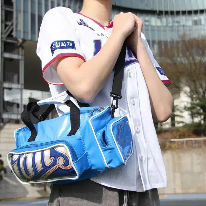 [BUNJANG] Samsung Lions Baseball Mini Boston Bag / 삼성 라이온즈 야구 미니 보스턴백