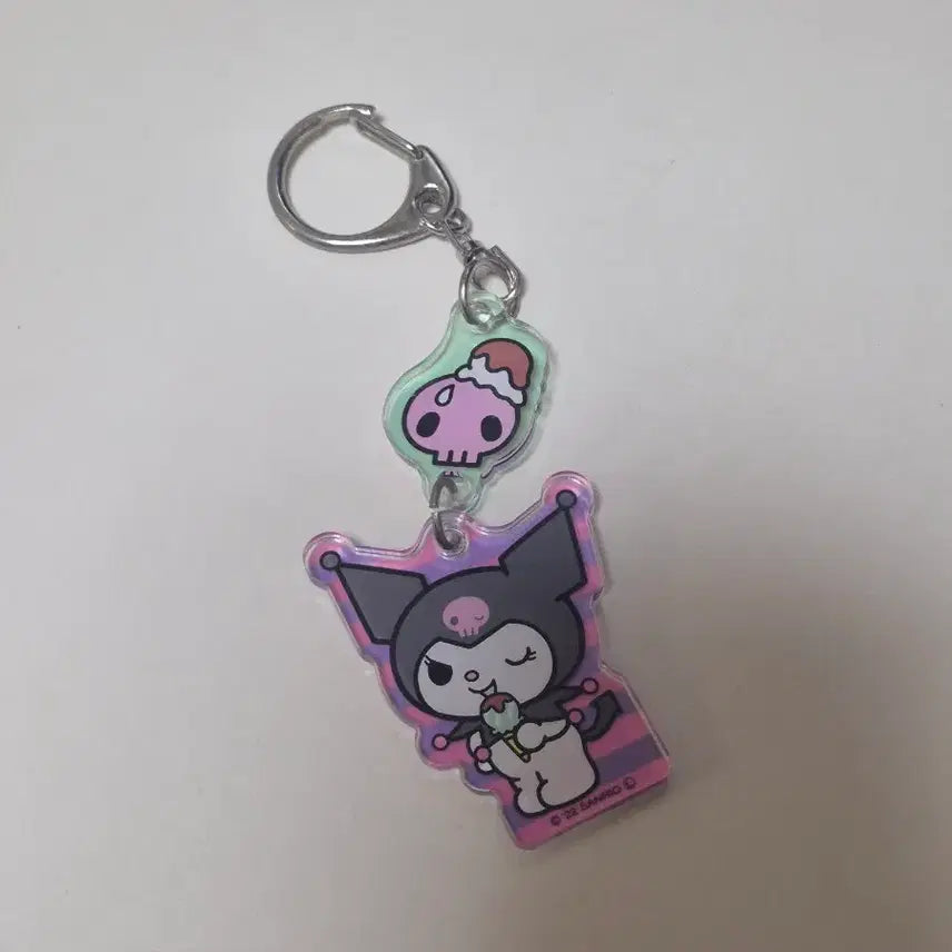 [BUNJANG] Sanrio Kuromi Acrylic Keyring Set / 산리오 쿠로미 아크릴 키링 2종 일괄