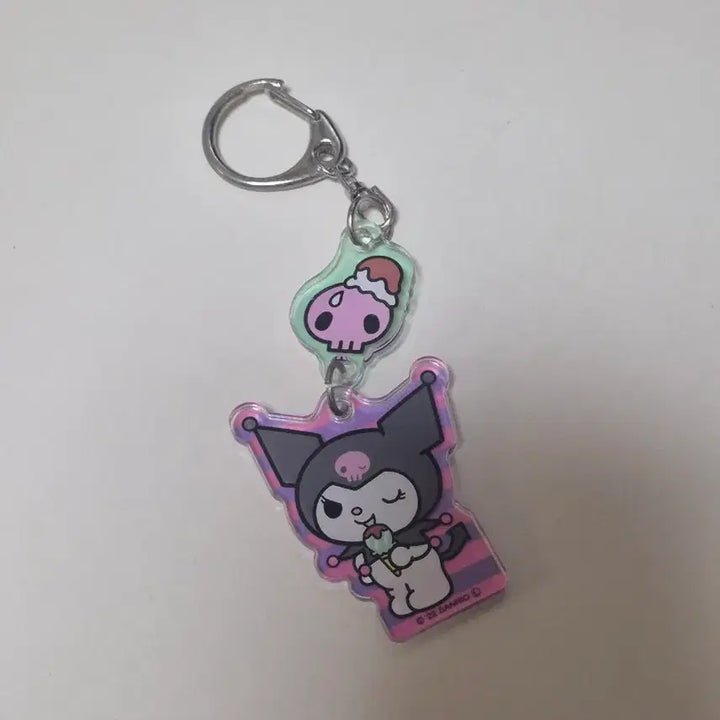 [BUNJANG] Sanrio Kuromi Acrylic Keyring Set / 산리오 쿠로미 아크릴 키링 2종 일괄