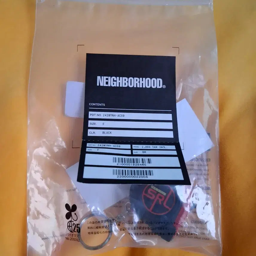 [BUNJANG] Neighborhood Mini Tape Measure Keyring / 네이버후드 미니줄자 키링