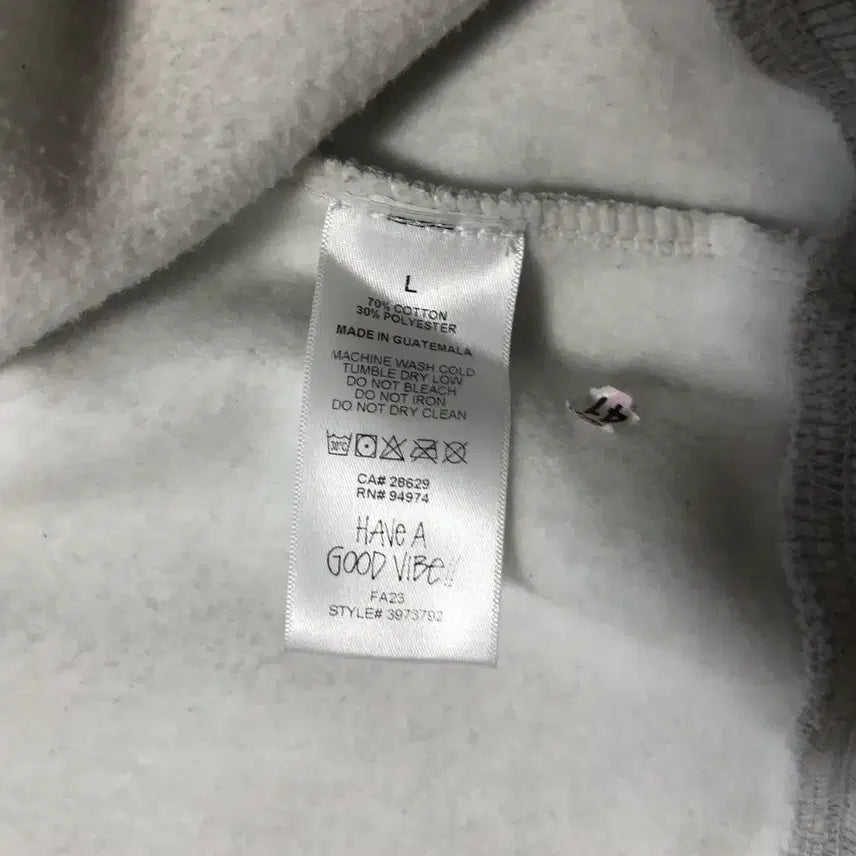 [SOLD OUT] [L]스투시 월드투어 애쉬헤더 후드집업