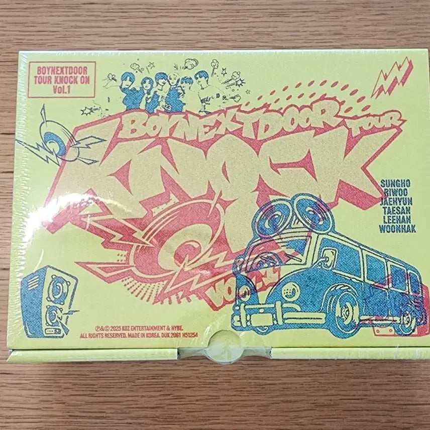 [SOLD OUT] 보이넥스트도어 미개봉 낙온 디비디 TOUR KNOCK ON Vol.1