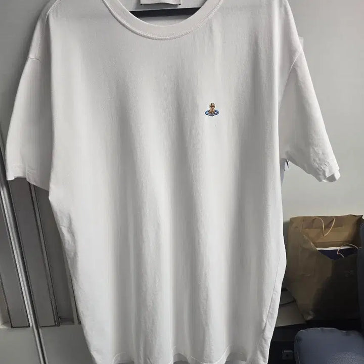[BUNJANG] Vivienne Westwood White Short Sleeve T-shirt / 비비안웨스트우드 화이트 반팔 티셔츠