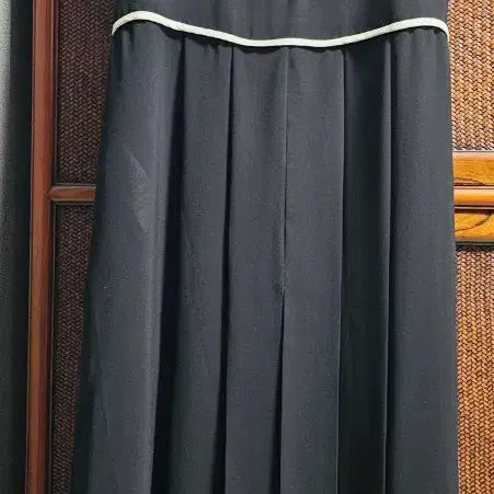 [BUNJANG] Lucky Chouette Black Long Robe / (새제품)럭기슈에뜨 블랙 끈 롱 로브