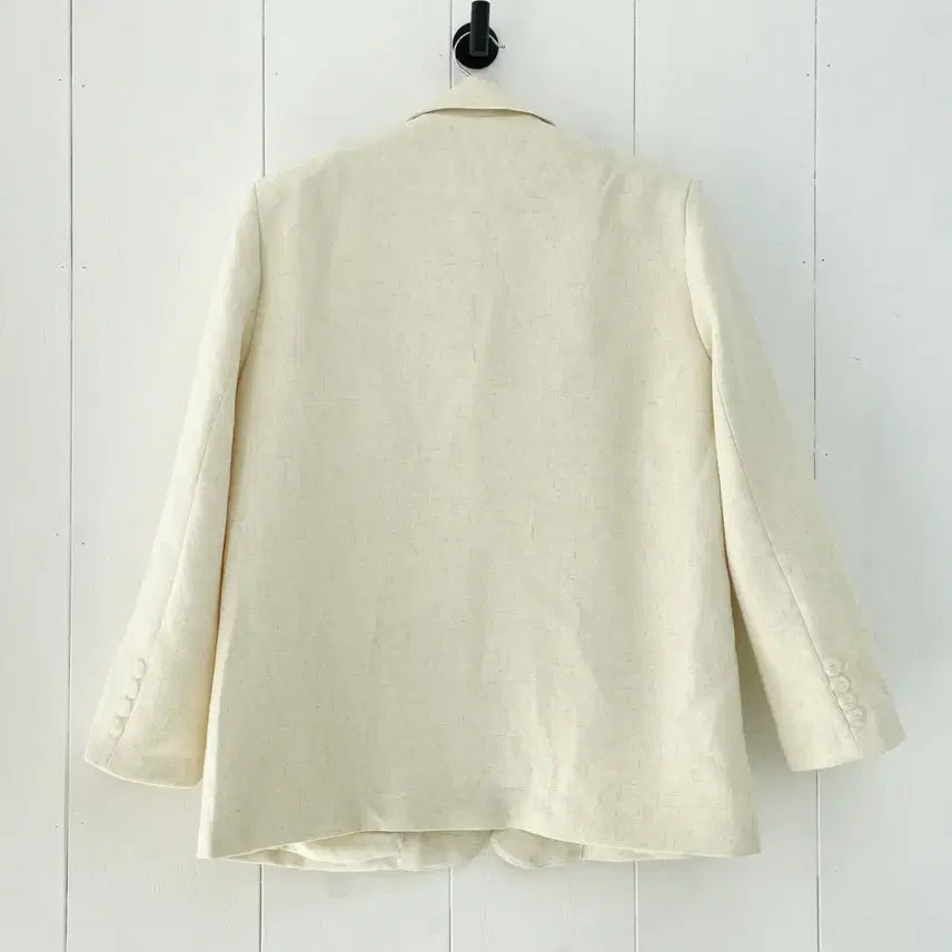 [BUNJANG] R Style Linen Blend Ribbon Detail Two-Button Jacket / R Style 린넨 혼방 리본 포인트 자켓