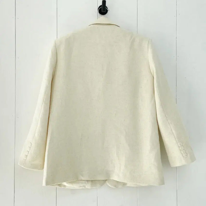 [BUNJANG] R Style Linen Blend Ribbon Detail Two-Button Jacket / R Style 린넨 혼방 리본 포인트 자켓